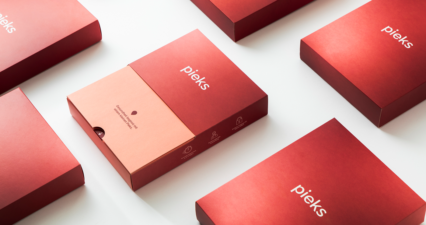 Packaging Concept — PIEKS At-Home Test Kit